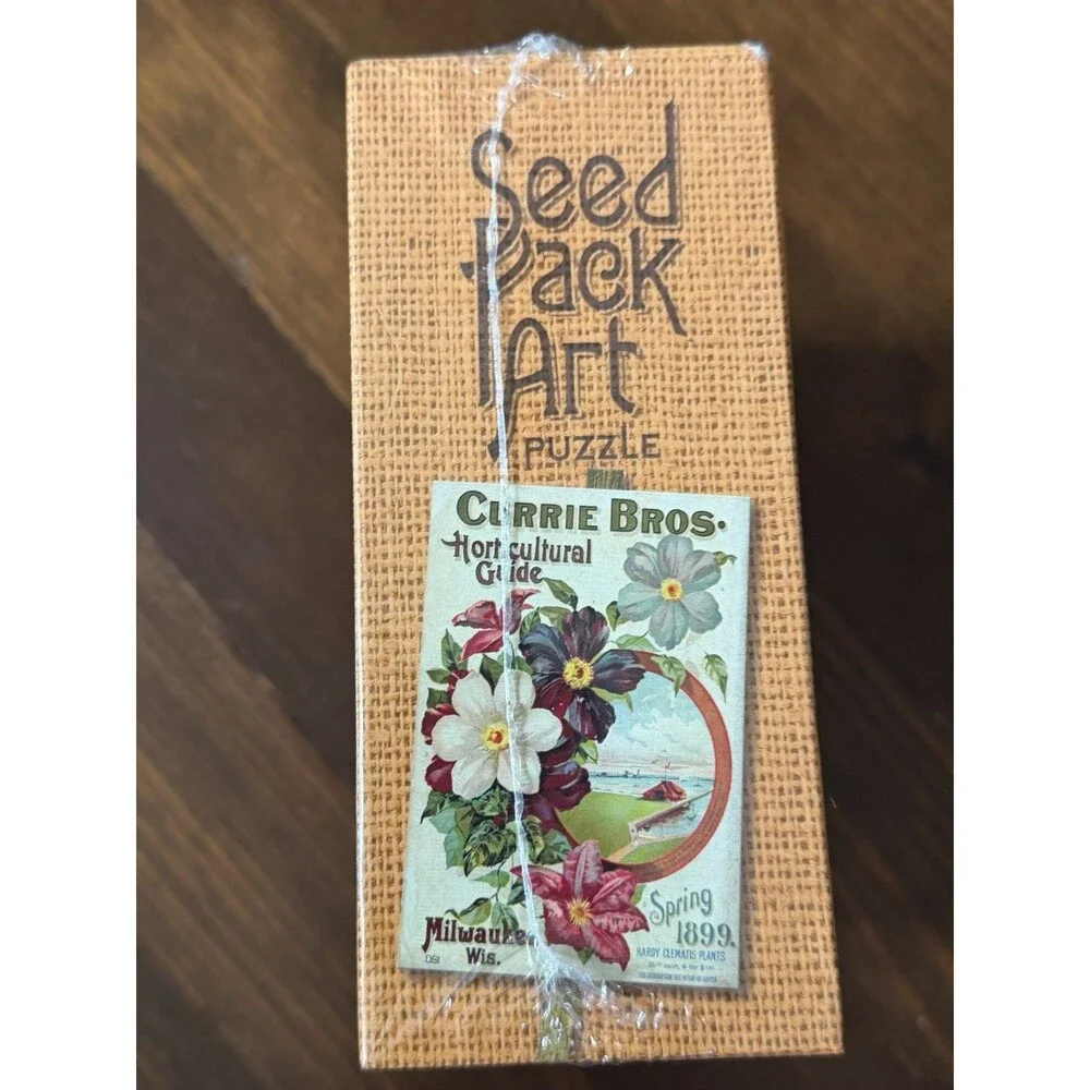 Seed Pack Art Puzzle 250 Pieces DB Company Currie Bros. Spring 1899 New